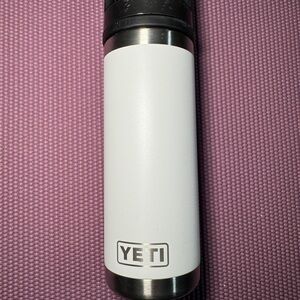 Yeti White Stainless Steel Bottle